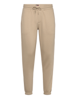 Tommy Jeans - Slim S Flag Sweatpant - Sportinės kelnės - Smėlio