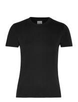 Calvin Klein - Ss Supima Crewneck - Marškinėliai trumpomis rankovėmis - Juoda