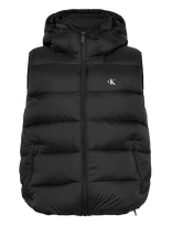 Calvin Klein Jeans - Svls Nylon Zip Off Hood Down Puf - Liemenė - Juoda