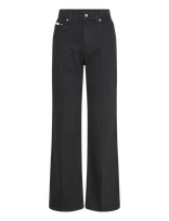 Calvin Klein Jeans - Ultra High Wide Leg True Black - Platūs džinsai - Juoda