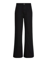 Calvin Klein - Tencel Ultra High Wide Leg Class - Platūs džinsai - Juoda