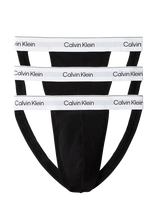 Calvin Klein - Jock Strap 3Pk - Kelnaitės - Juoda