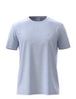 Calvin Klein - Ss Supima Chest Emb Crewneck Tee - Marškinėliai trumpomis rankovėmis - Mėlyna