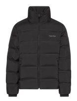 Calvin Klein - Ls Quilted Bonded Channel Hd Puf - Paminkštinta striukė - Juoda