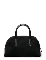 Ceannis - Fake Suede Bowling Bag / Black - Juoda