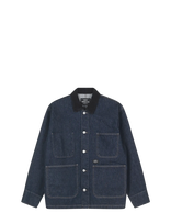 Mads Nørgaard - Arizona Denim Chore Jacket - Džinsinis švarkas be pamušalo - Tamsiai mėlyna