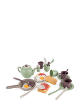 Dantoy - Green Garden Breakfast Set - Žaislinės virtuvės aksesuarai - Žalia
