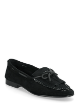 Polo Ralph Lauren - Fringe-Trim Suede Loafer - Balerinos bateliai - Juoda
