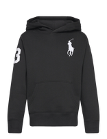 Ralph Lauren Kids - Big Pony Fleece Hoodie - Džemperis - Juoda