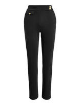 Lauren Ralph Lauren - Ponte Ankle Pant - Aptemptos kelnės - Juoda