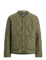 Polo Ralph Lauren - Onion-Quilted Jacquard Jacket - Dygsniuota striukė - Chaki spalva