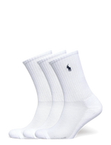Polo Ralph Lauren - Cotton Blend-Sprt Crw 3Pk-Akl-3Pk - Įprastos kojinės - Balta