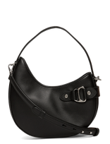 Lauren Ralph Lauren - Leather Small Tasha Crossbody Bag - Rankinė per petį - Juoda