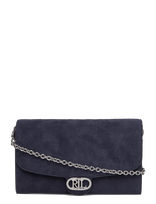 Lauren Ralph Lauren - Suede Medium Adair Crossbody - Rankinė per petį - Tamsiai mėlyna