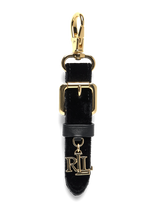 Lauren Ralph Lauren - Logo Charm Velvet Key Fob - Raktų pakabukai ir rankinių pakabukai - Juoda