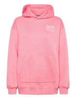 New Balance - Reimagined Fleece Long Length Hoodie - Sportinis džemperis su gobtuvu - Rožinė