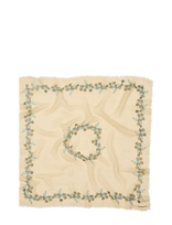 Becksöndergaard - Carna Woo Scarf - Lengvas šalikas - Kreminė spalva