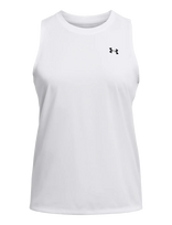 Under Armour - Tech Tank Solid - Sportinė palaidinė be rankovių - Balta