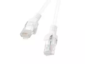 LaPATCHCORD KAT.5E UTP 1.5M BIAŁY FLUKE PASSED LANBERG 10-PACK