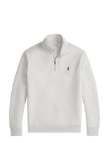 Polo Ralph Lauren - Double-Knit Quarter-Zip Pullover - Megztinis - Pilka