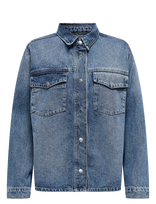 ONLY - Onlella L/S Pocket Shirt Tai519 Dnm Noos - Džinsiniai marškiniai - Mėlyna