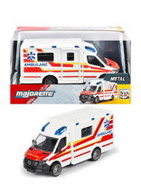 Majorette - Swedish Mercedes-Benz Sprinter Ambulance - Greitosios pagalbos automobilis - Geltona
