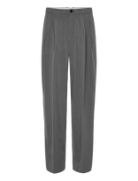 Weekday - Nate Regular Waist Baggy Straight Trousers - Klasikinės kelnės - Pilka