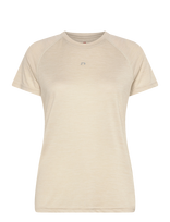 Newline - Nwlactive W T-Shirt S/S - Sportiniai marškinėliai - Kreminė spalva