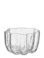 Kosta Boda - Crackle Lyslygte 58 Mm - Žvakių laikiklis - Balta