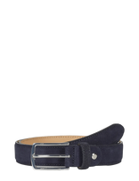 Howard London - Suede Leather Belt Jack - Klasikinis diržas - Tamsiai mėlyna