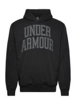 Under Armour - Ua Rival Lw Graphic Hoodie - Sportinis džemperis su gobtuvu - Juoda