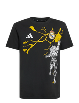 Adidas Performance - Real Madrid Marvel Tey - Futbolo marškinėliai - Juoda
