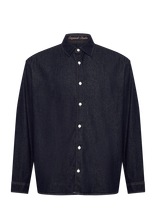 Jack & Jones - Jornorrebro Denim Shirt Ls Sn - Džinsiniai marškiniai - Tamsiai mėlyna