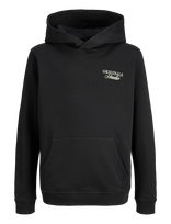 Jack & Jones - Jornorrebro Typo Back Sweat Hood Sn Jnr - Džemperis - Juoda