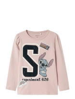 Name It - Nmfarna Stitch Ls Top Box Wdi - Ilgarankoviai marškinėliai - Rožinė