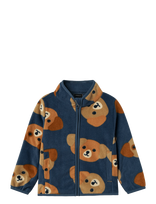 Name It - Nmmmeeko Fleece Jacket Aop2 Noos - Flisinė striukė - Tamsiai mėlyna
