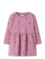 Name It - Nmfdavina Ls Sweat Bru Dress Noos - Suknelė ilgomis rankovėmis - Violetinė