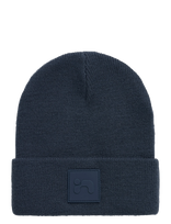 Name It - Nmnmalik Knit Beanie Badge1 - Kepurė - Tamsiai mėlyna
