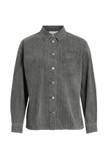 Vila - Viarie L/S Denim Shirt - Džinsiniai marškiniai - Pilka