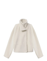 LMTD - Nlfbetty Ls Short Jacket - Lengva striukė - Balta