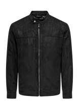 ONLY & SONS - Onsmike Fake Suede Jacket Otw - Lengva striukė - Juoda