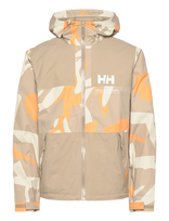 Helly Hansen - Ace Graphic Rain Jacket - Sportinis lietpaltis - Smėlio