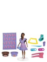 Play Doh - Play-Doh Barbie Fashionista Ruffles - Play Dough - Violetinė