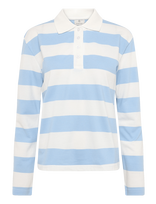 Kaffe - Kamiala Polo Ls T-Shirt - Marškinėliai ilgomis rankovėmis - Balta