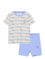 PUMA - Puma X Gabby S Dollhouse Minicats Tee And Shorts Set Inf - Marškinėlių rinkinys trumpomis rankovėmis - Mėlyna