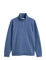 Gant - Light Sacker Half Zip - Megztinis su užtrauktuku - Mėlyna