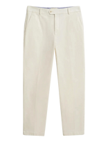 Gant - Slim Tapered Cotton Twill Pants - Klasikinės kelnės - Kreminė spalva