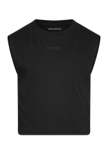 Björn Borg - Borg Cropped Tank Top - Sportiniai viršutiniai drabužiai - Juoda