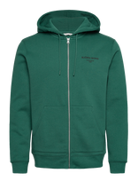 Björn Borg - Borg Essential 1 Zip Hoodie - Sportinis džemperis su gobtuvu - Žalia