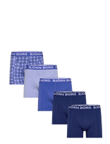 Björn Borg - Cotton Stretch Boxer 5P - Bokseriai - Tamsiai mėlyna